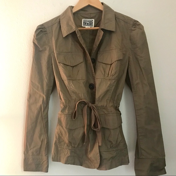 Converse Jackets & Blazers - NEW Converse Army Puffed Shoulder Jacket